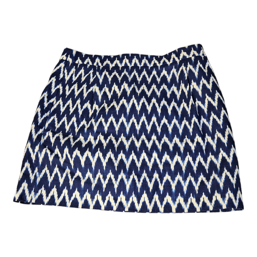J. Crew Outlet Size 6 Chevron Mini Skirt
